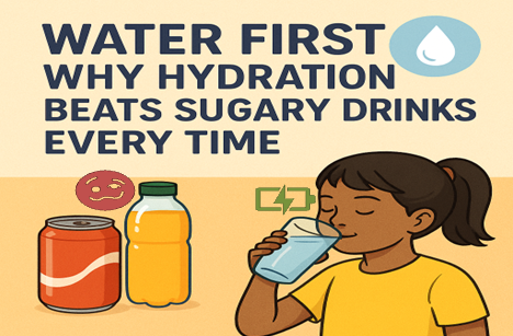 See what’s really in kids’ drinks and why water wins for energy, focus, teeth, and bones—plus simple routines that make it stick.